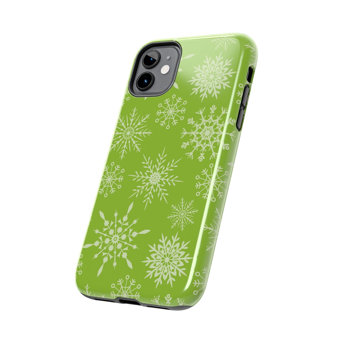 Green Snowflake Pattern – iPhone Series Case