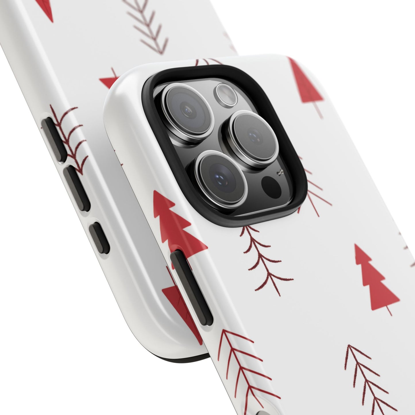 Scandi Red Pine Trees - iPhone Series Case