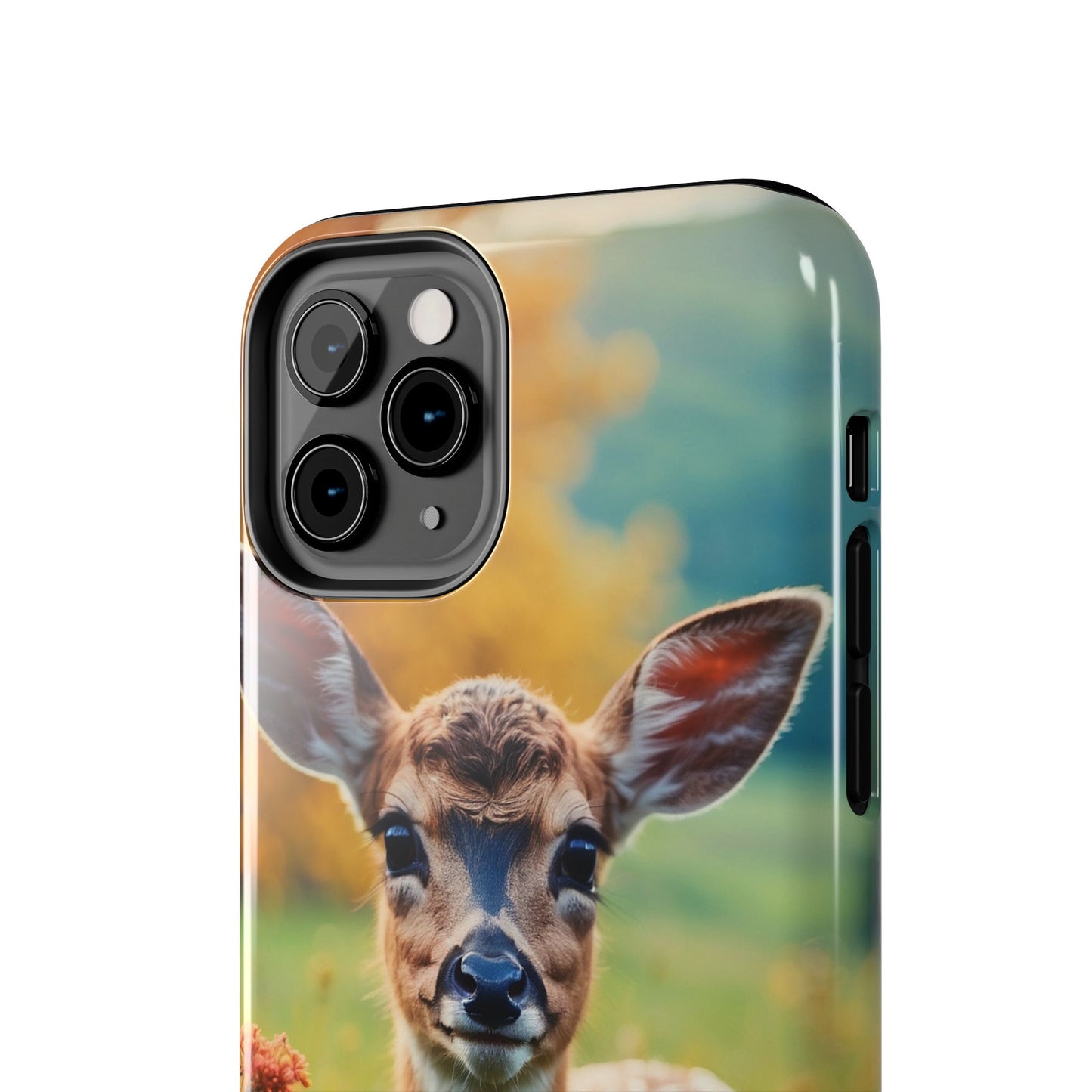 Golden Meadow Fawn iPhone Case