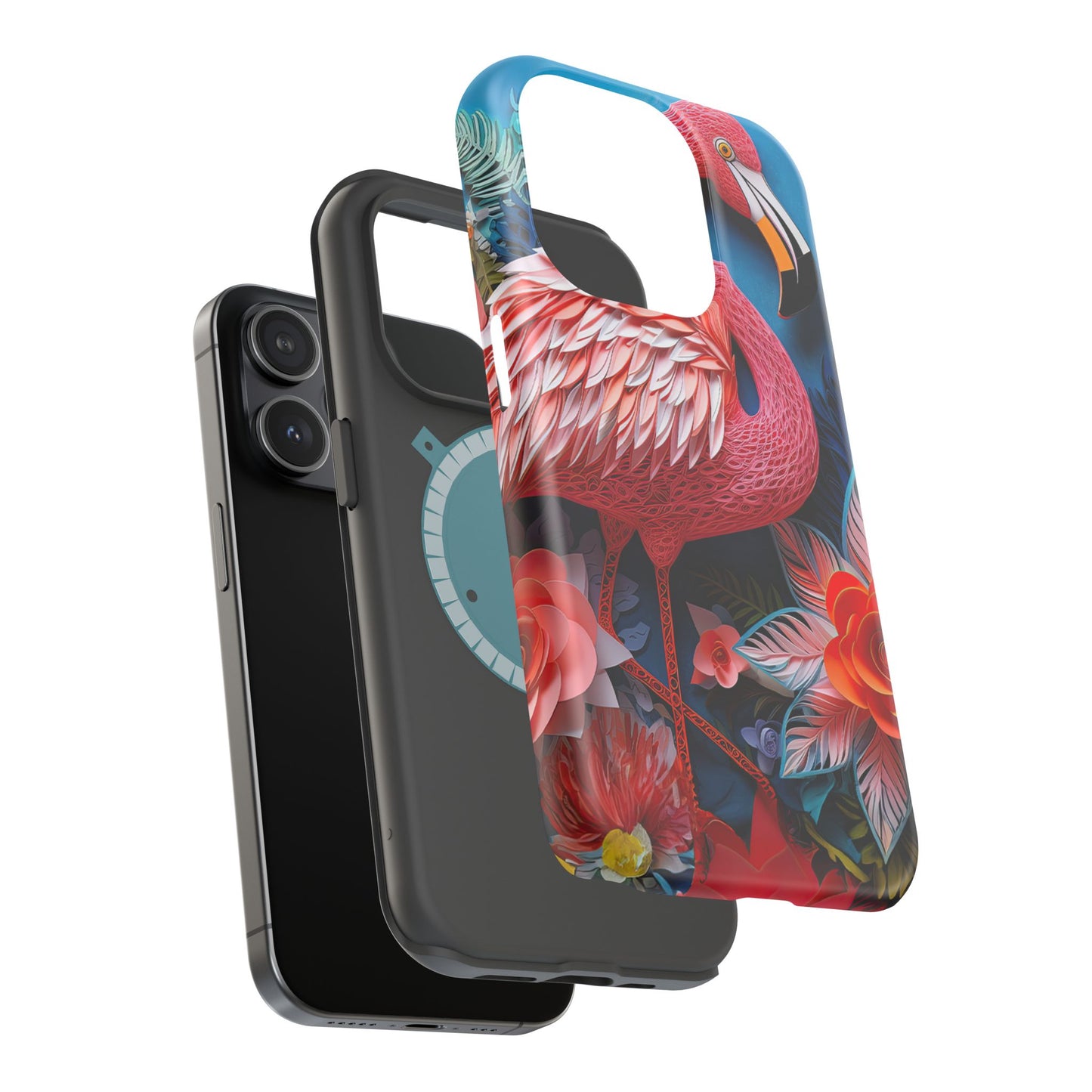 Flamingo Dreams – Bold Tropical MagSafe iPhone Case