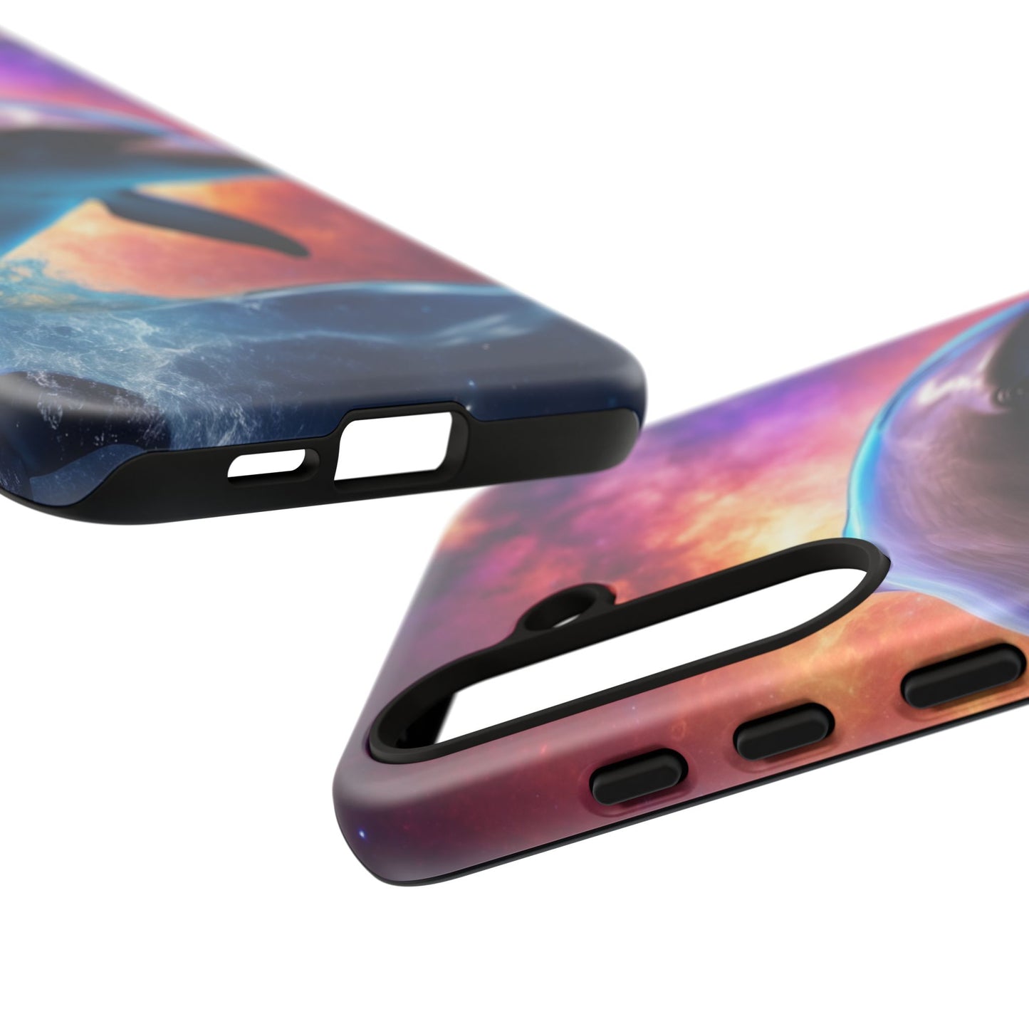 Cosmic Dolphin Galaxy Art - Samsung Galaxy Case