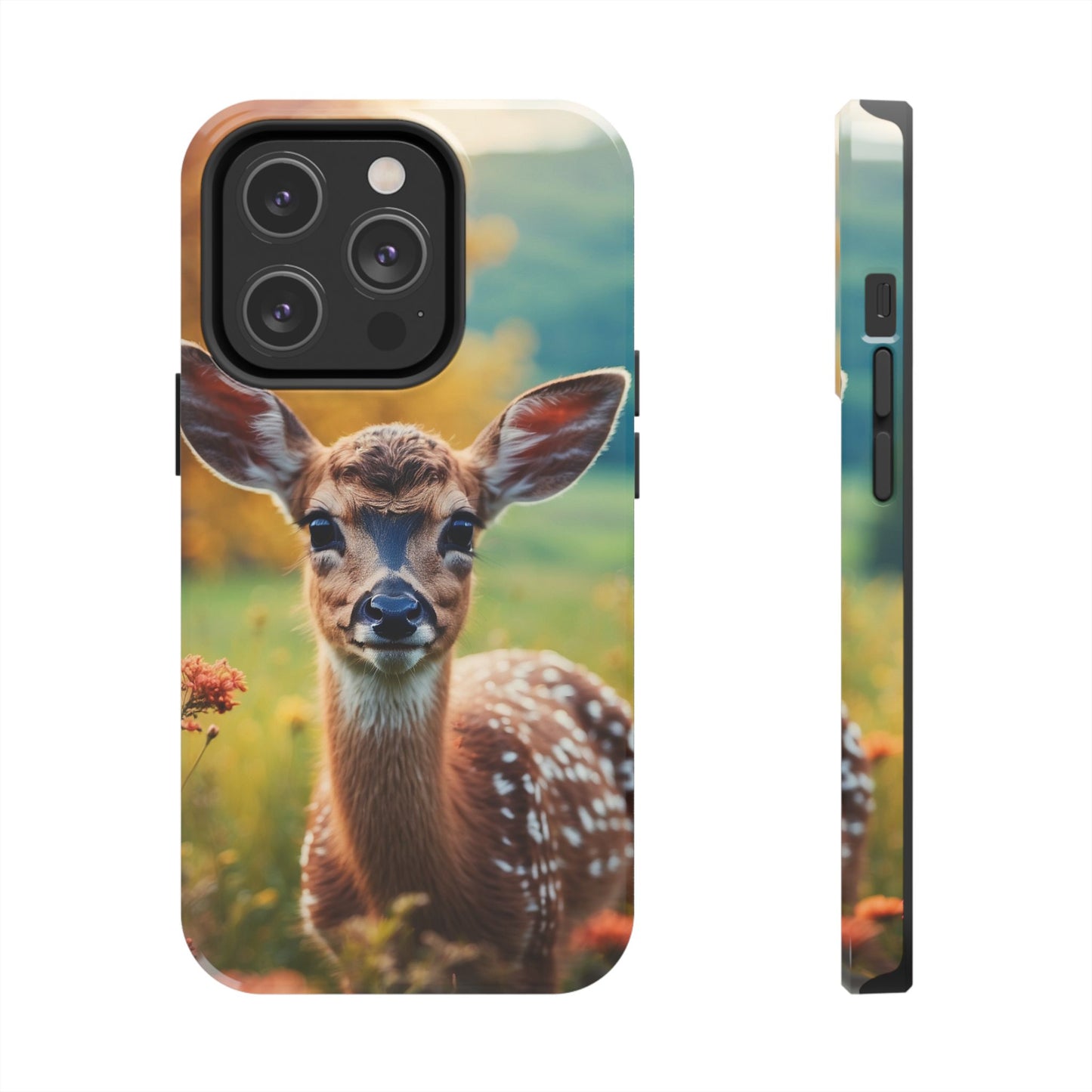 Golden Meadow Fawn iPhone Case