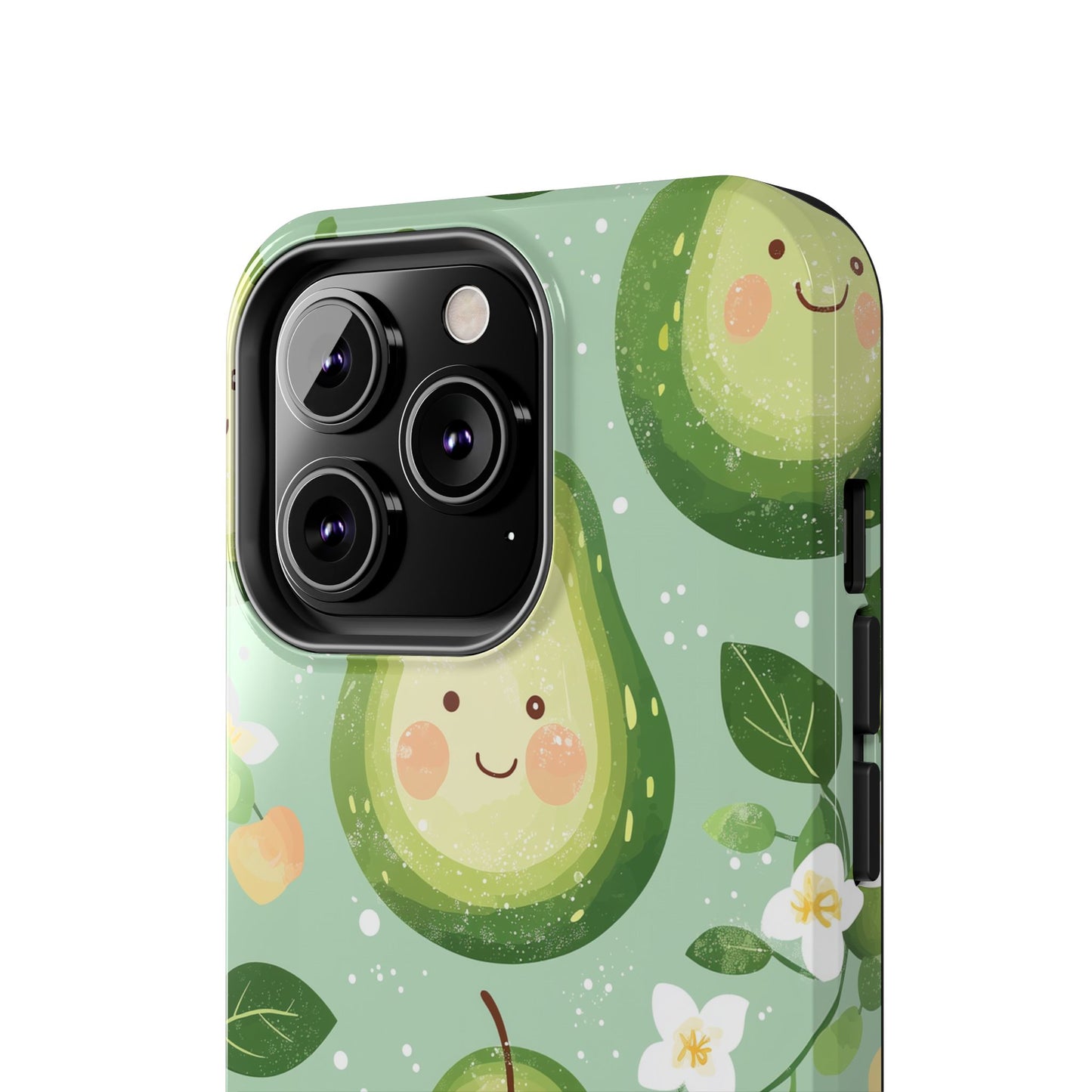 Smiling Avocados Tough iPhone Case – Cute Avocado Design, Dual - Layer Protection - BOGO Cases
