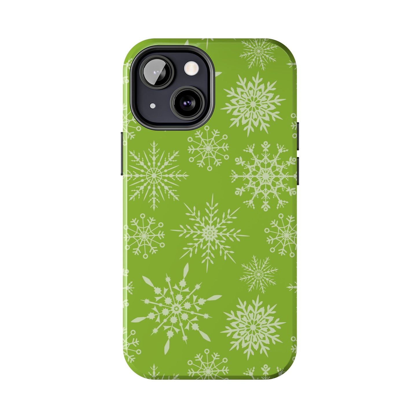 Green Snowflake Pattern – iPhone Series Case