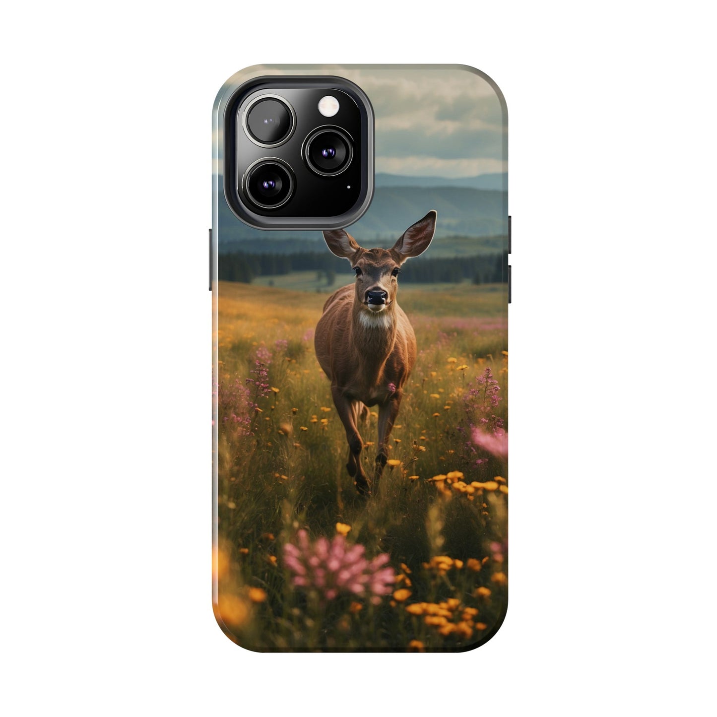 Rustic Meadow Deer – iPhone Case