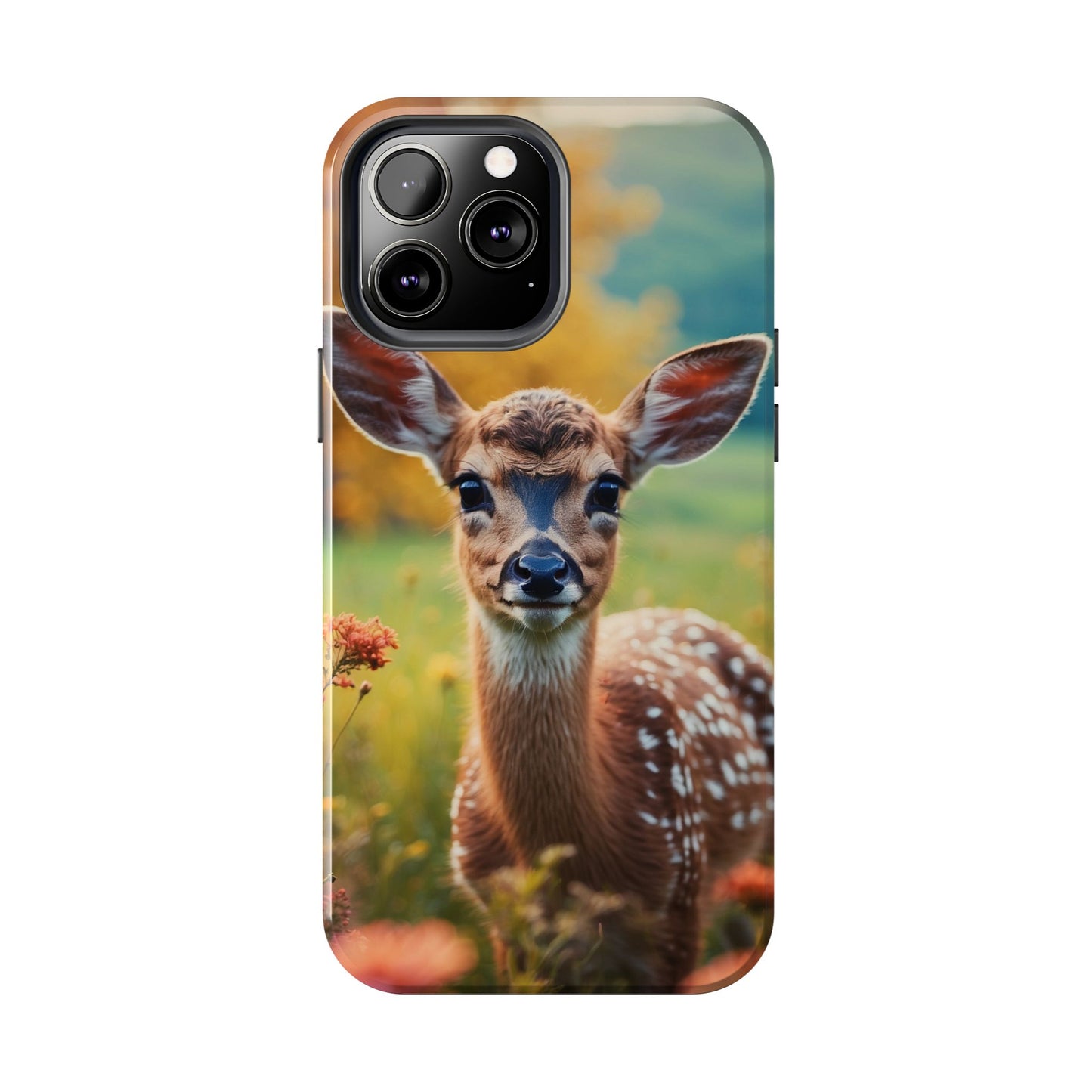 Golden Meadow Fawn iPhone Case