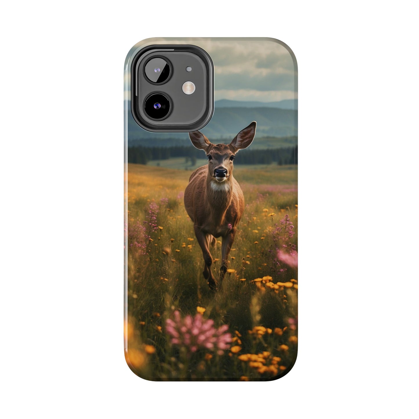 Rustic Meadow Deer – iPhone Case