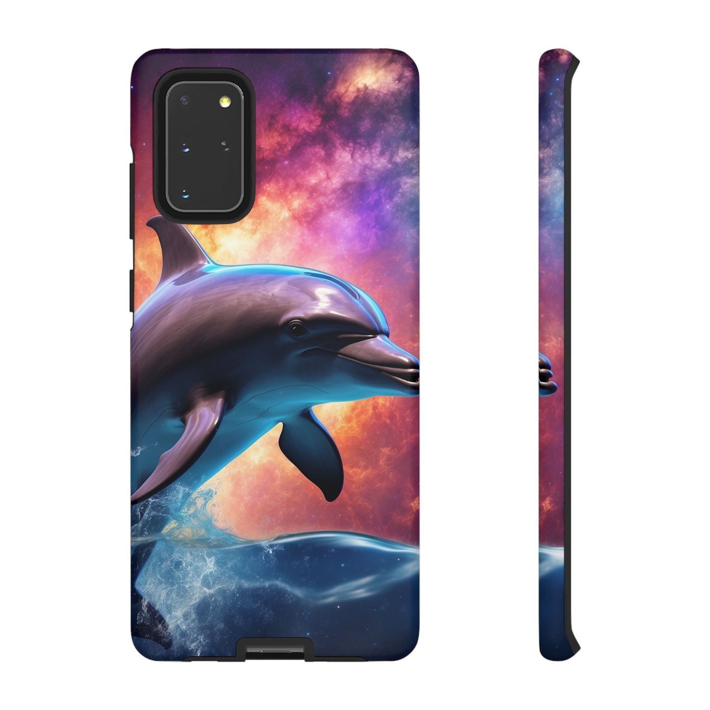 Cosmic Dolphin Galaxy Art - Samsung Galaxy Case