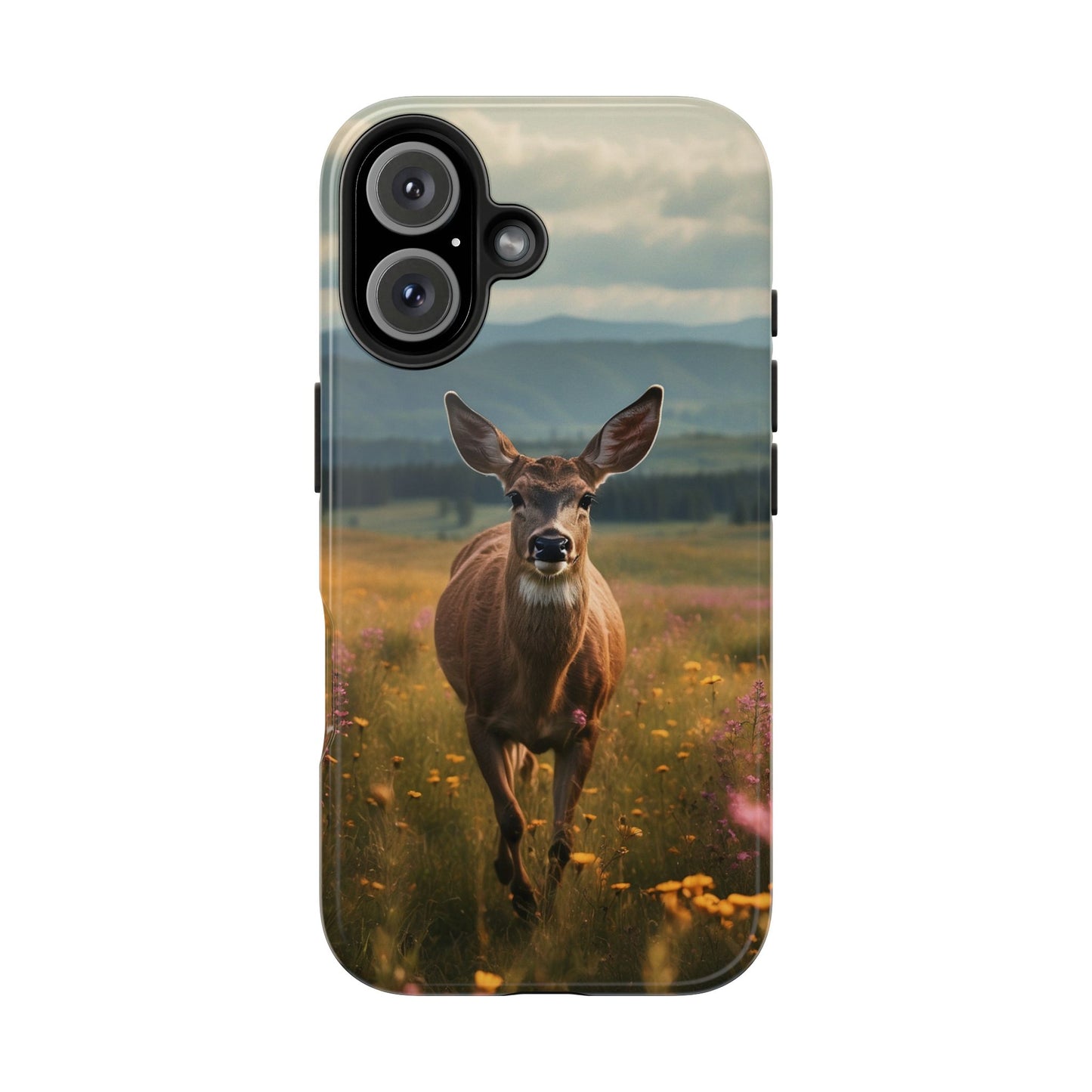 Rustic Meadow Deer – iPhone Case
