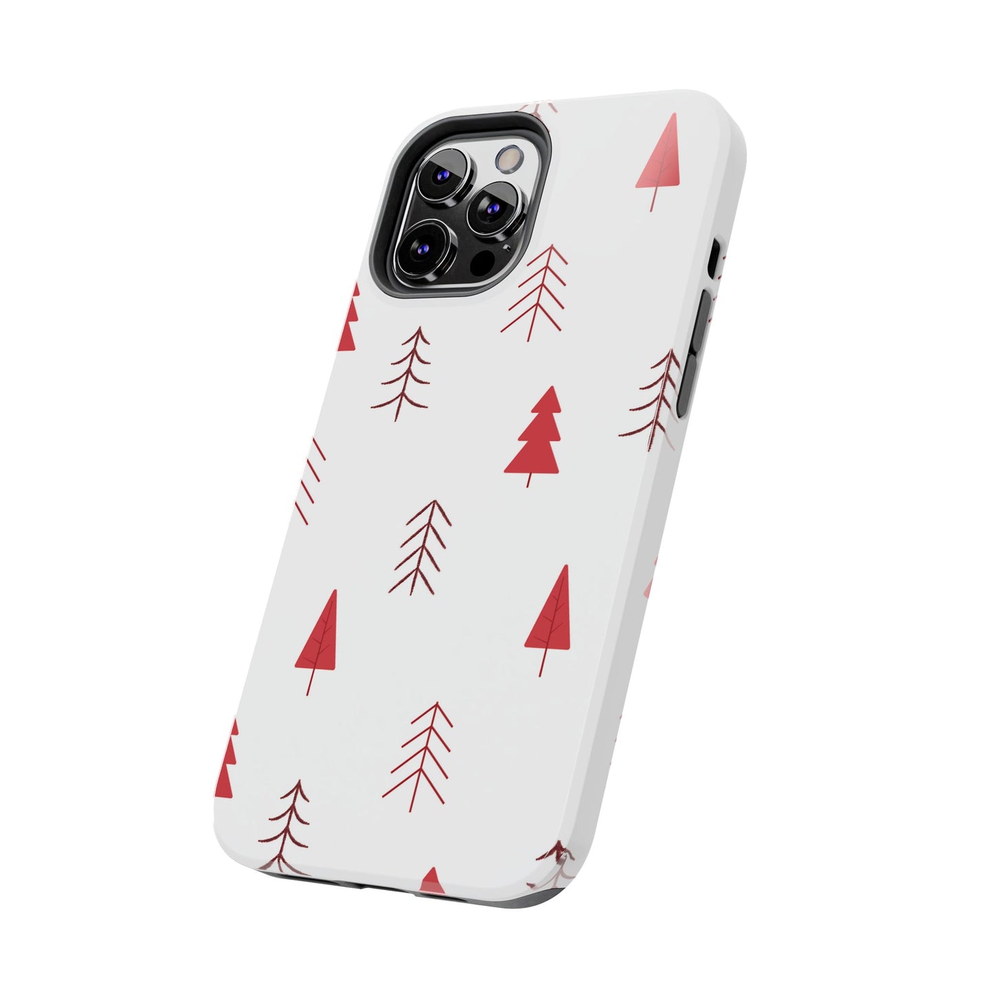 Scandi Red Pine Trees - iPhone Series Case