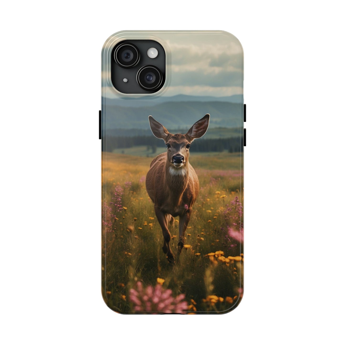 Rustic Meadow Deer – iPhone Case