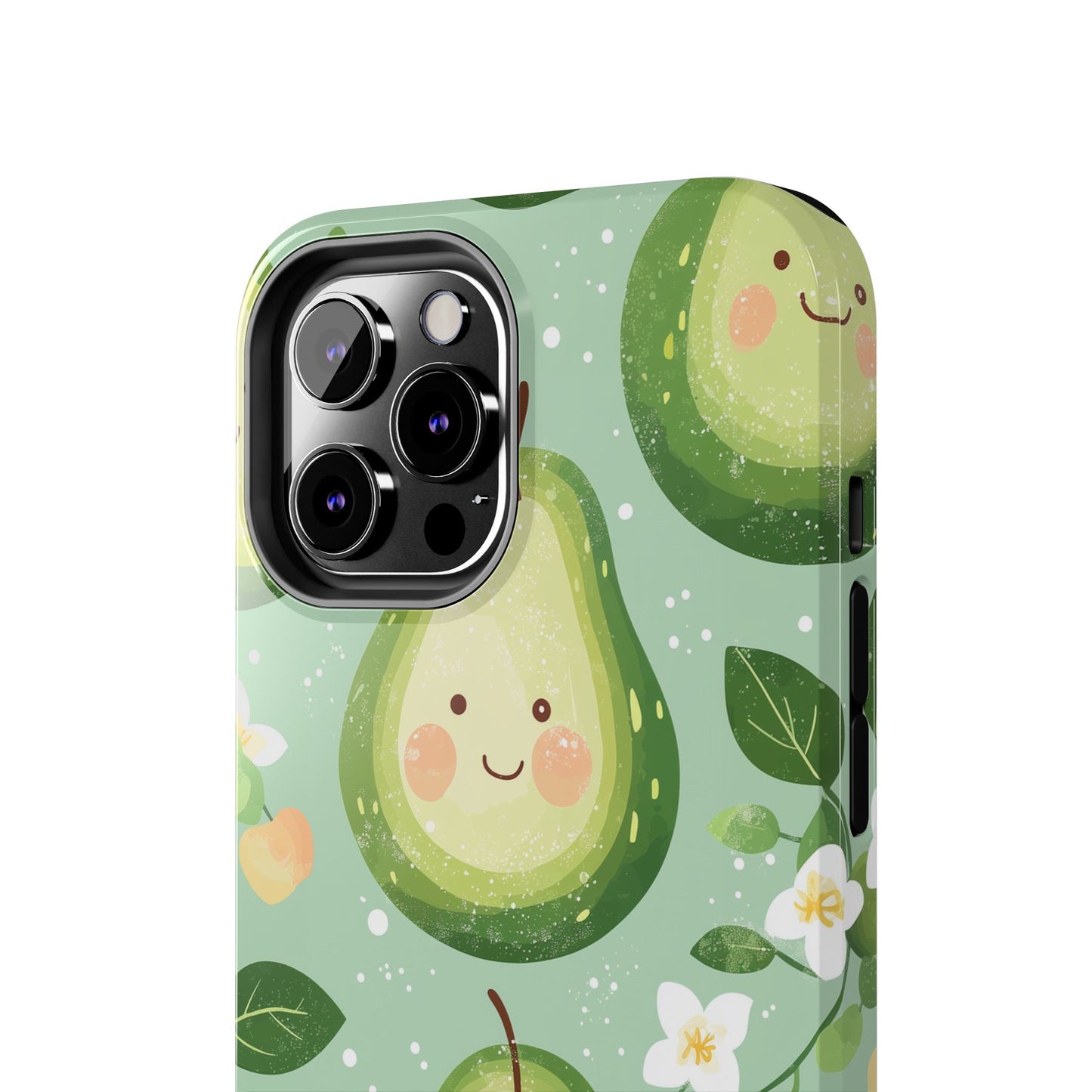 Smiling Avocados Tough iPhone Case – Cute Avocado Design, Dual - Layer Protection - BOGO Cases