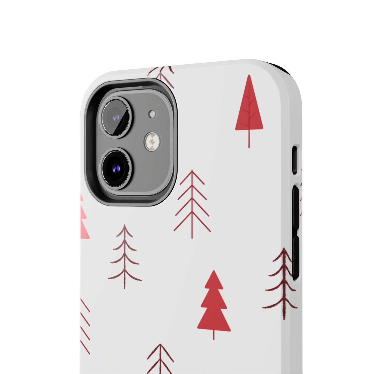 Scandi Red Pine Trees - iPhone Series Case