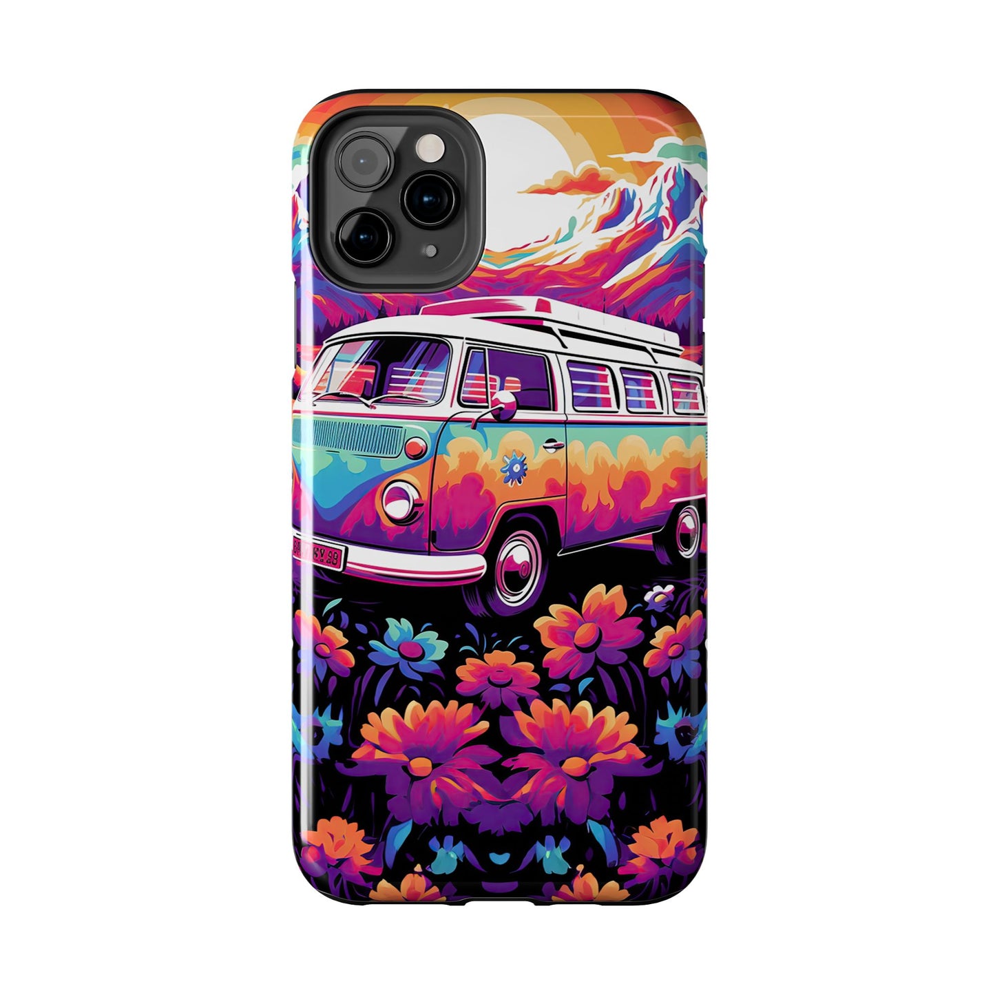 Groovy Floral Sunset Van – iPhone Series Case