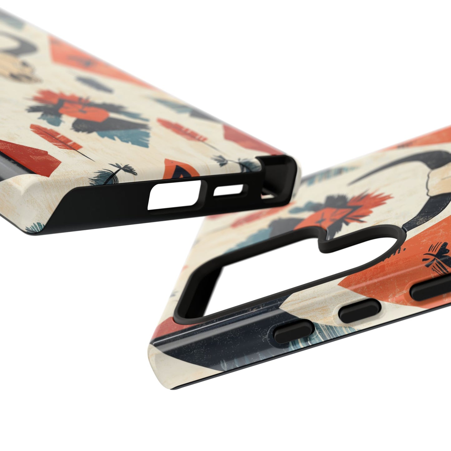 Southwestern Boho Skull Tough Samsung Galaxy Case – Durable Matte Finish, Dual-Layer Protection