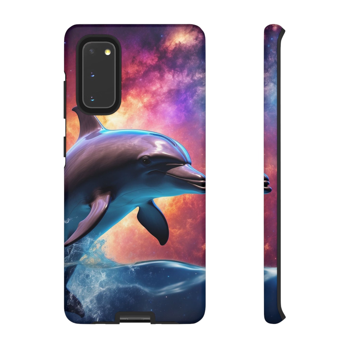Cosmic Dolphin Galaxy Art - Samsung Galaxy Case