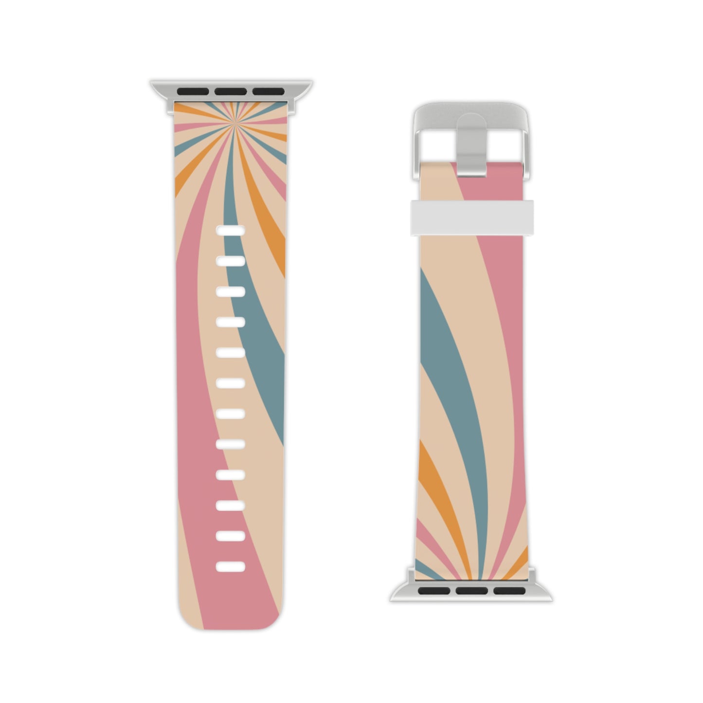 Retro Swirl Pattern Apple Band