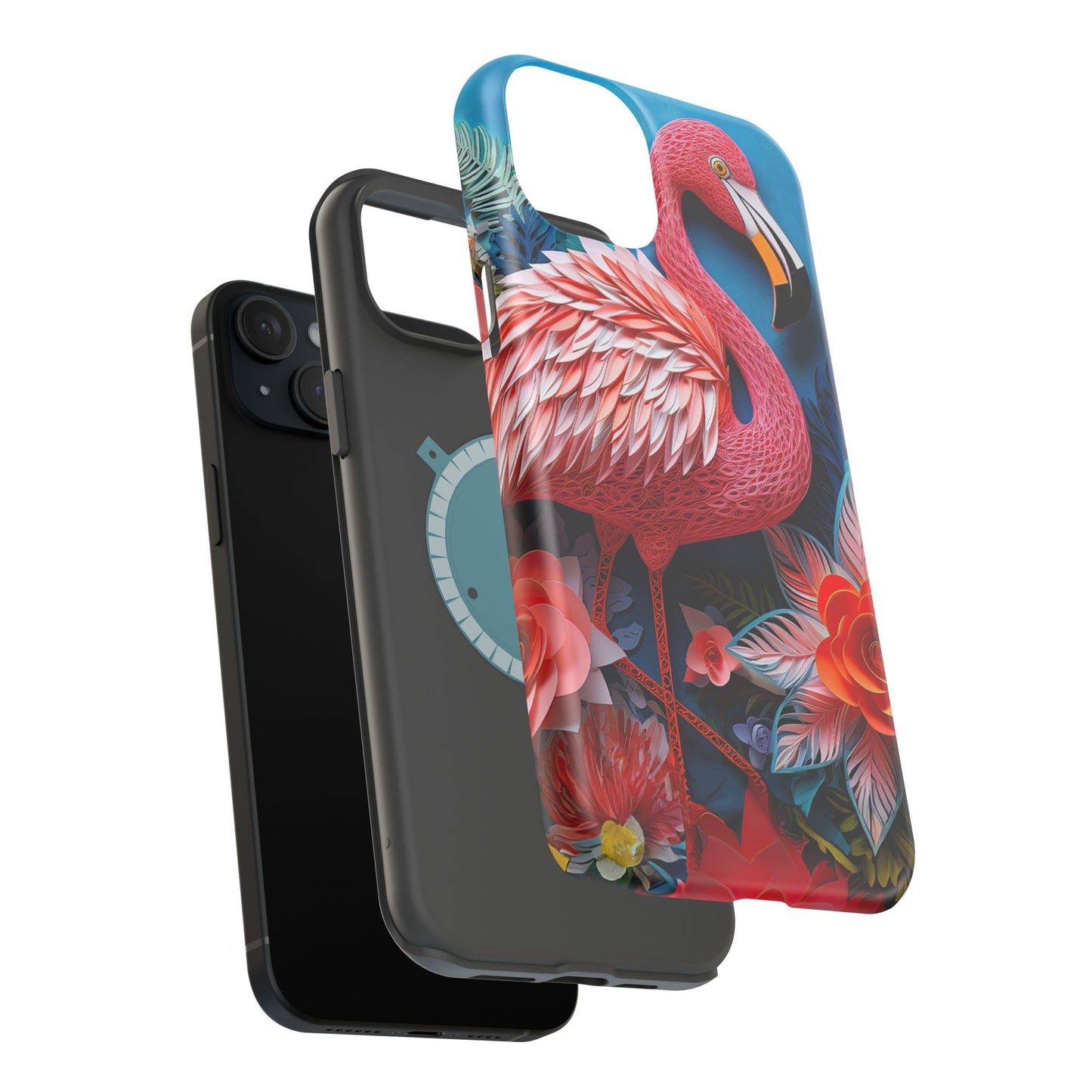 Flamingo Dreams – Bold Tropical MagSafe iPhone Case