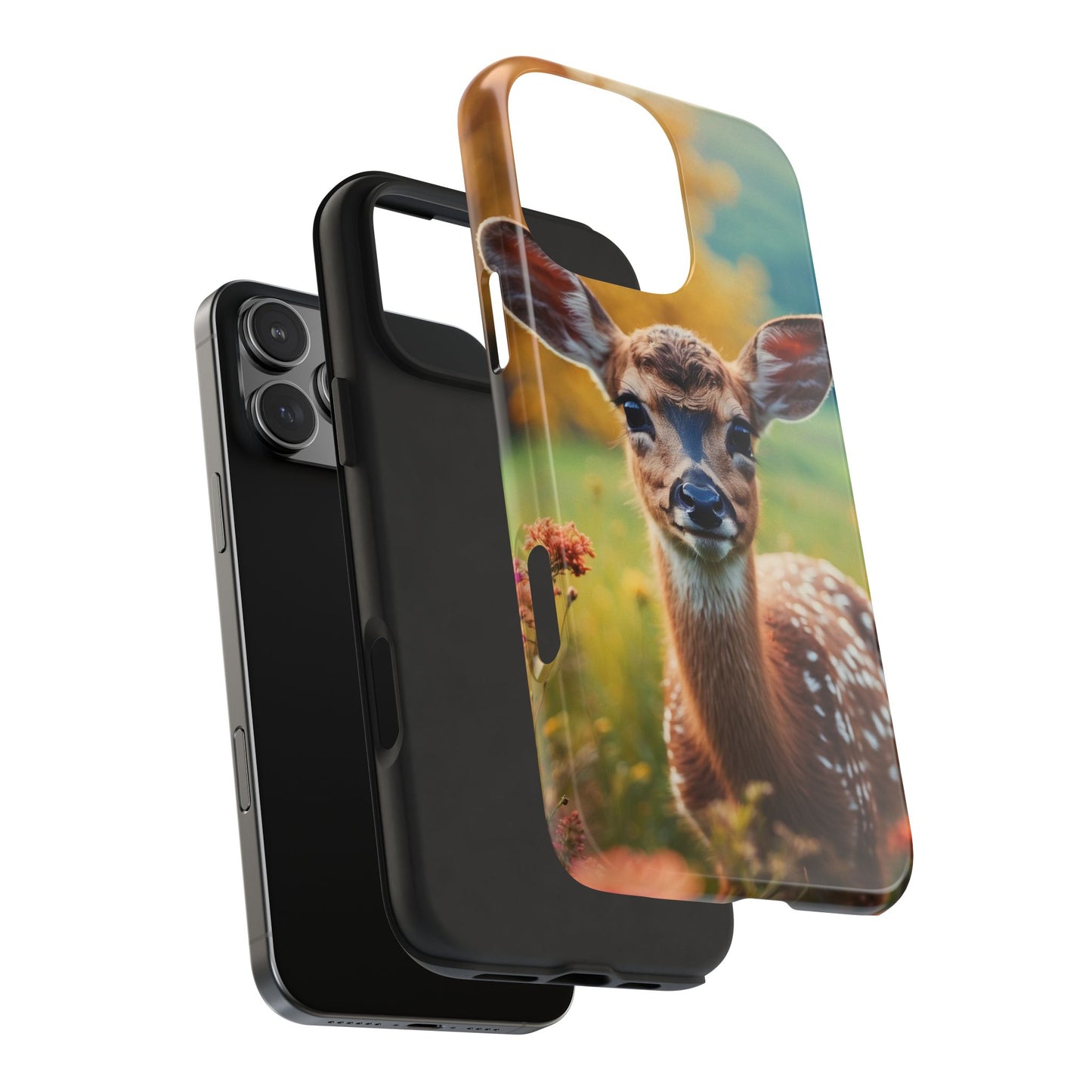 Golden Meadow Fawn iPhone Case