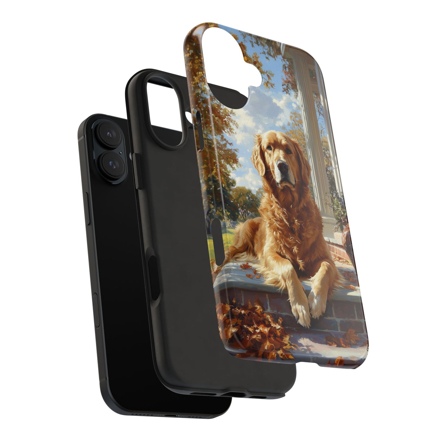 Golden Retriever Autumn Serenity - iPhone Series Case