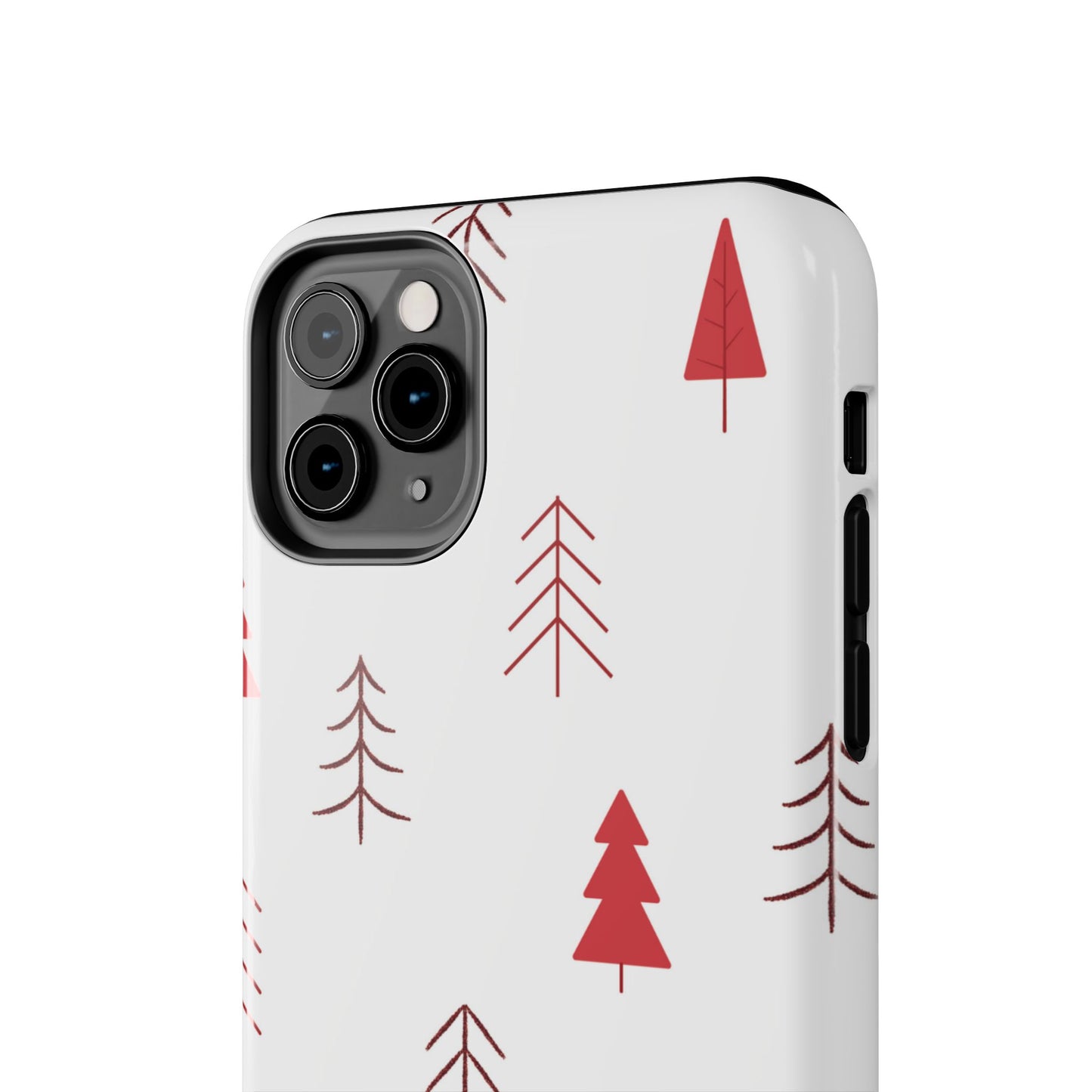 Scandi Red Pine Trees - iPhone Series Case