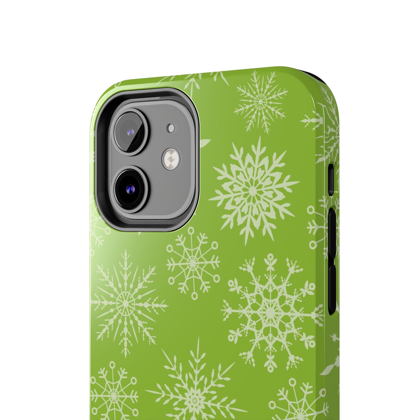 Green Snowflake Pattern – iPhone Series Case