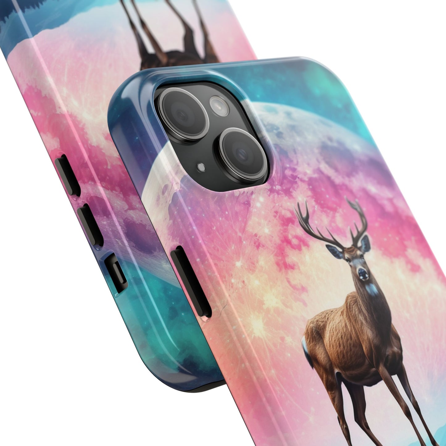 Stag in Moonlit Glow iPhone Case