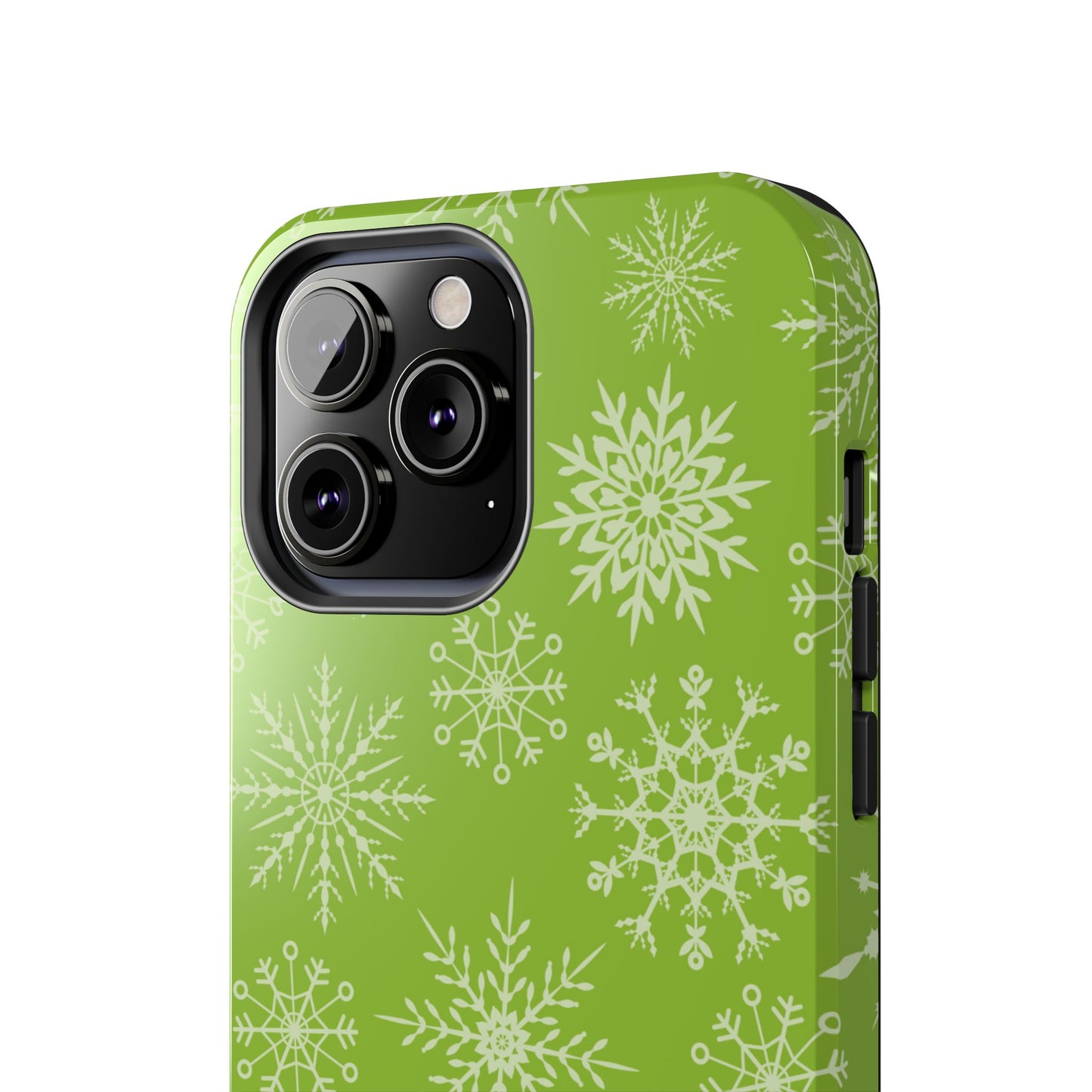Green Snowflake Pattern – iPhone Series Case
