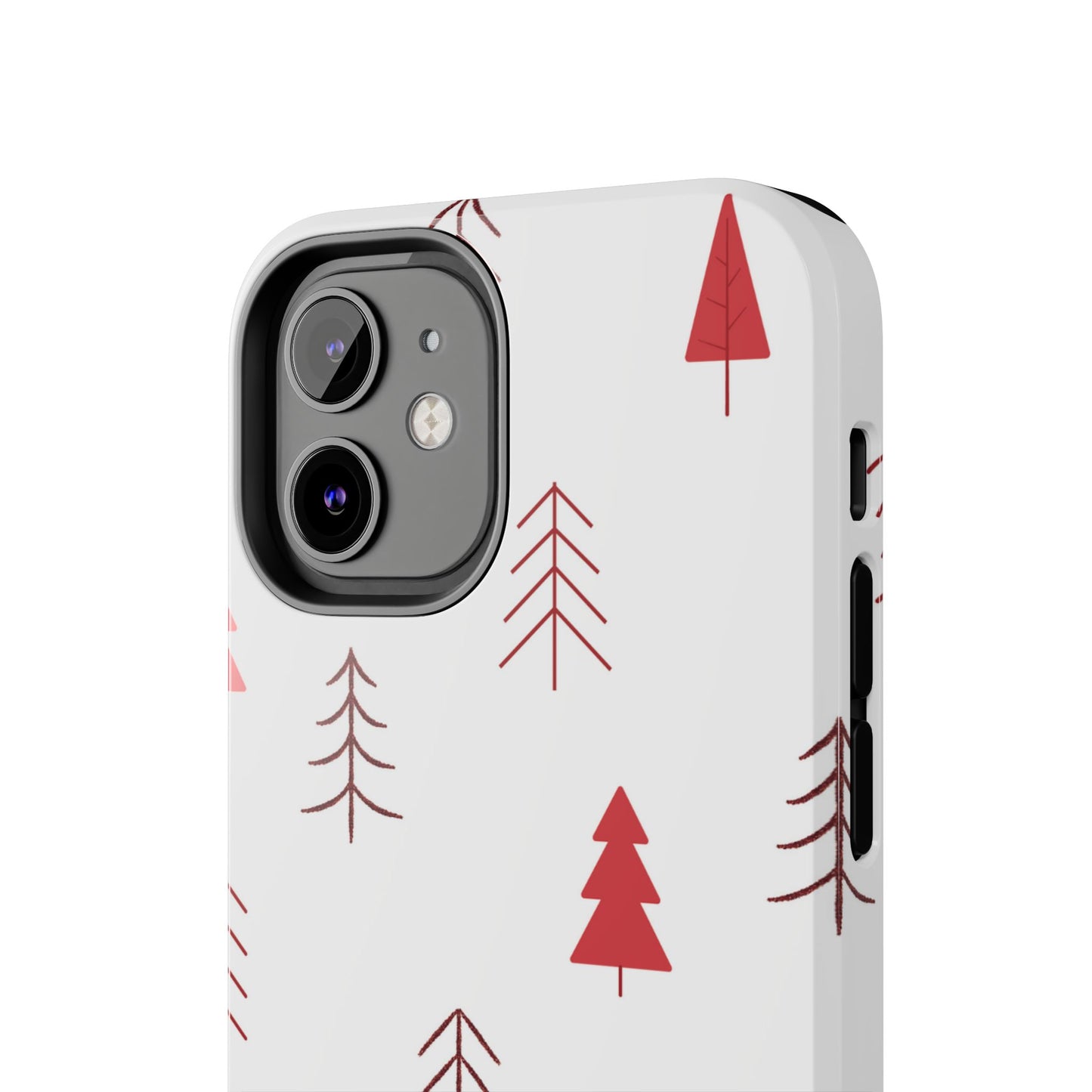 Scandi Red Pine Trees - iPhone Series Case