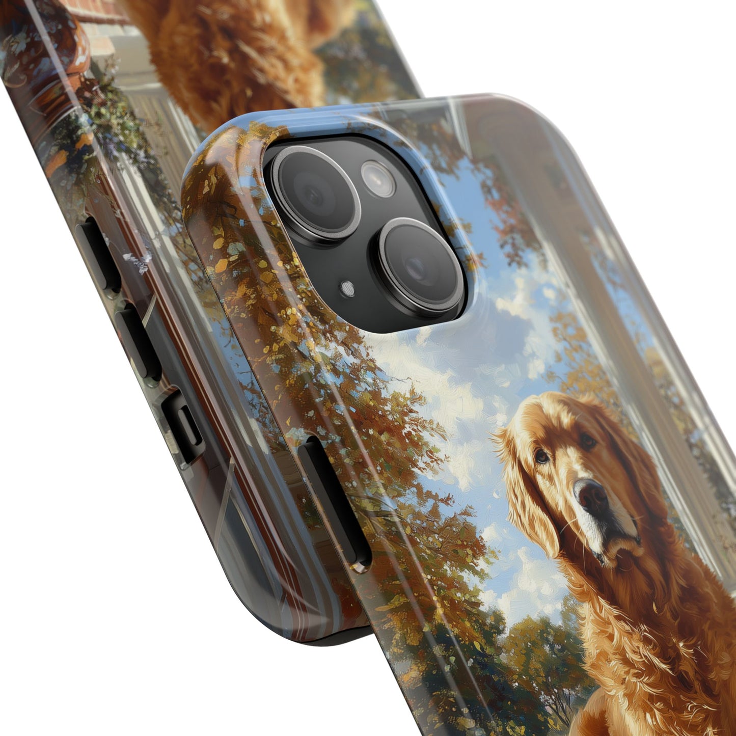 Golden Retriever Autumn Serenity - iPhone Series Case