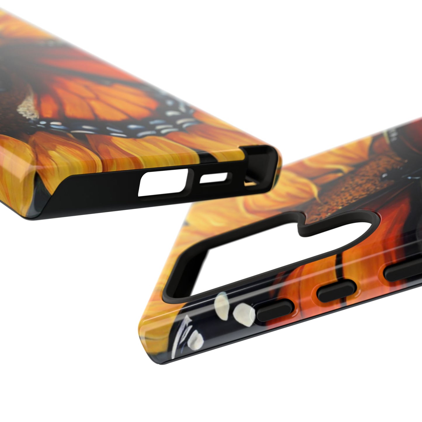 Monarch Butterfly & Sunflower Art – Samsung Galaxy Case