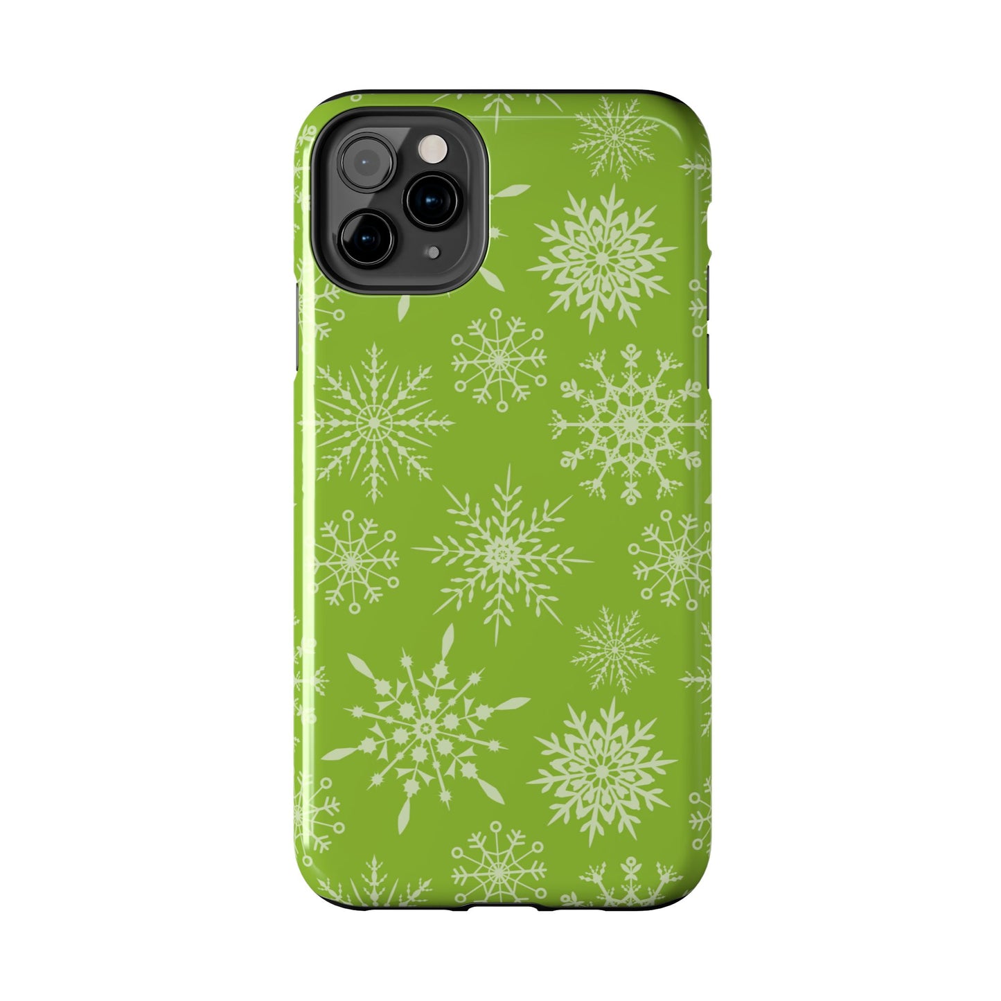 Green Snowflake Pattern – iPhone Series Case