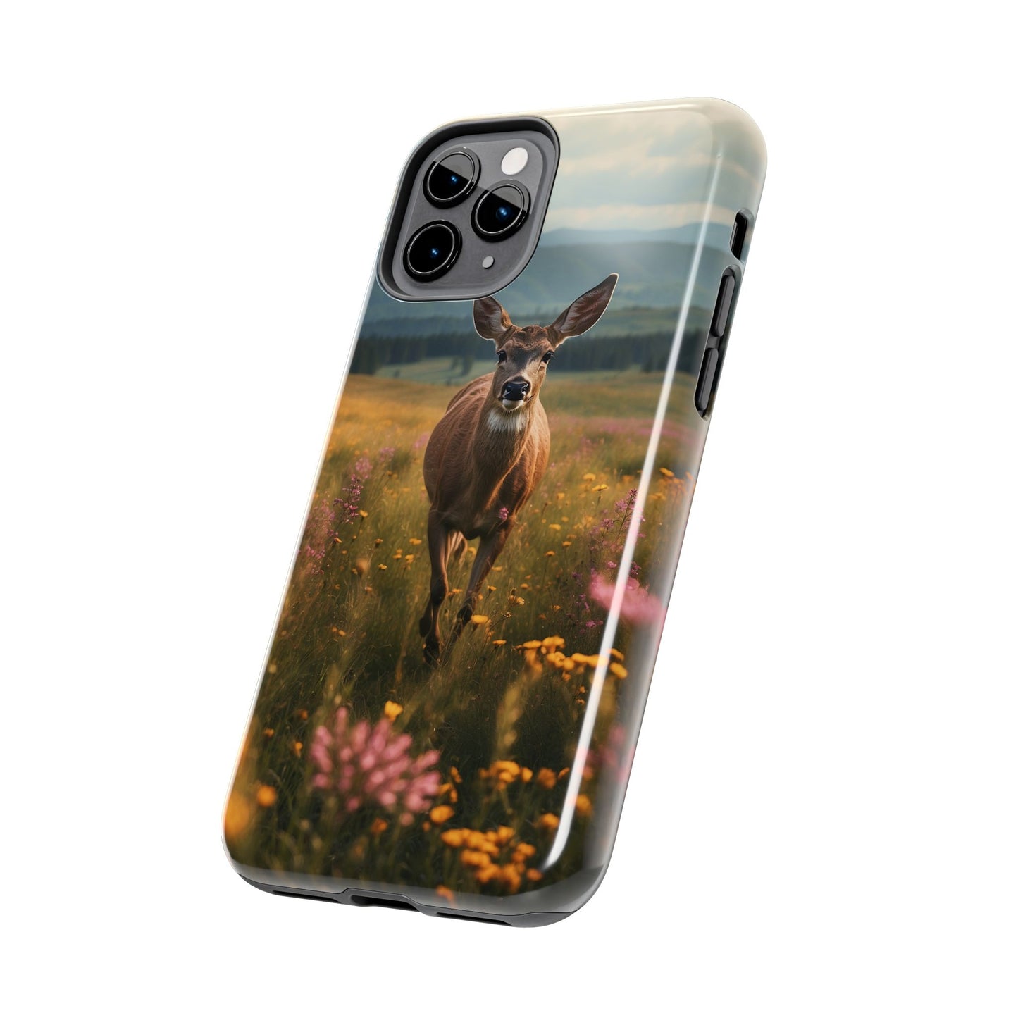 Rustic Meadow Deer – iPhone Case