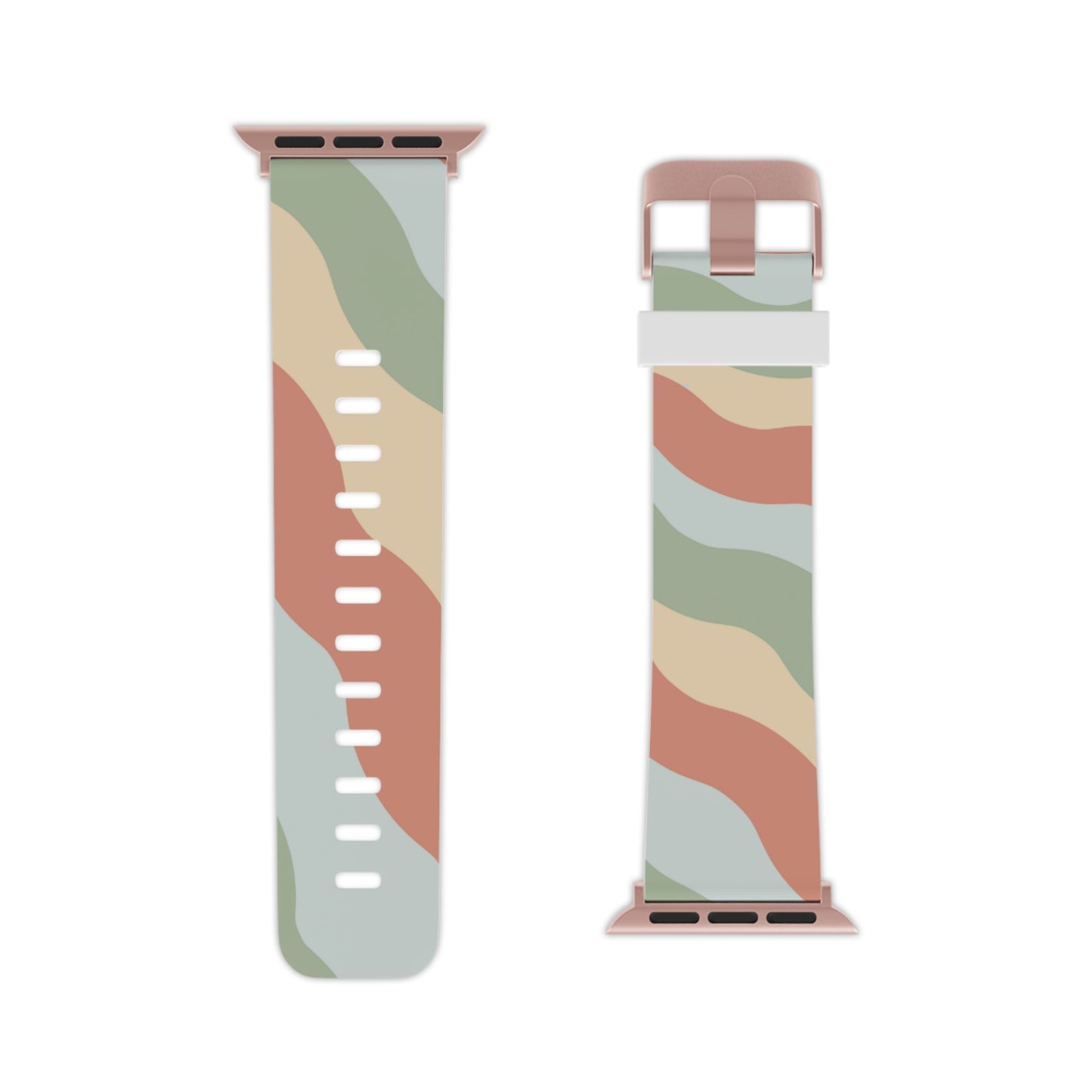 Earthy Retro Waves Apple Band