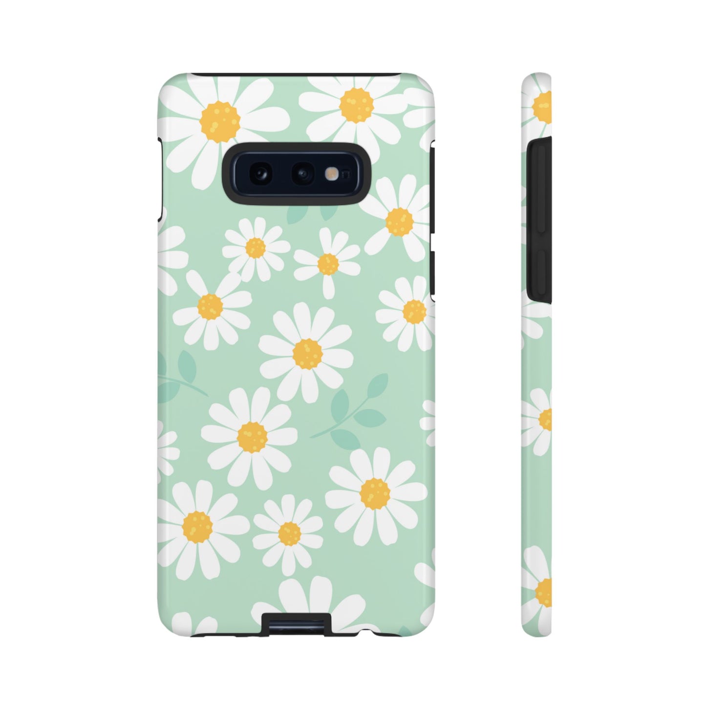 Charming Daisy Floral Tough Samsung Galaxy Case – Spring Pastel Design, Shockproof & Slim