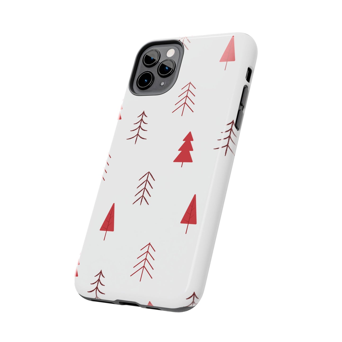 Scandi Red Pine Trees - iPhone Series Case