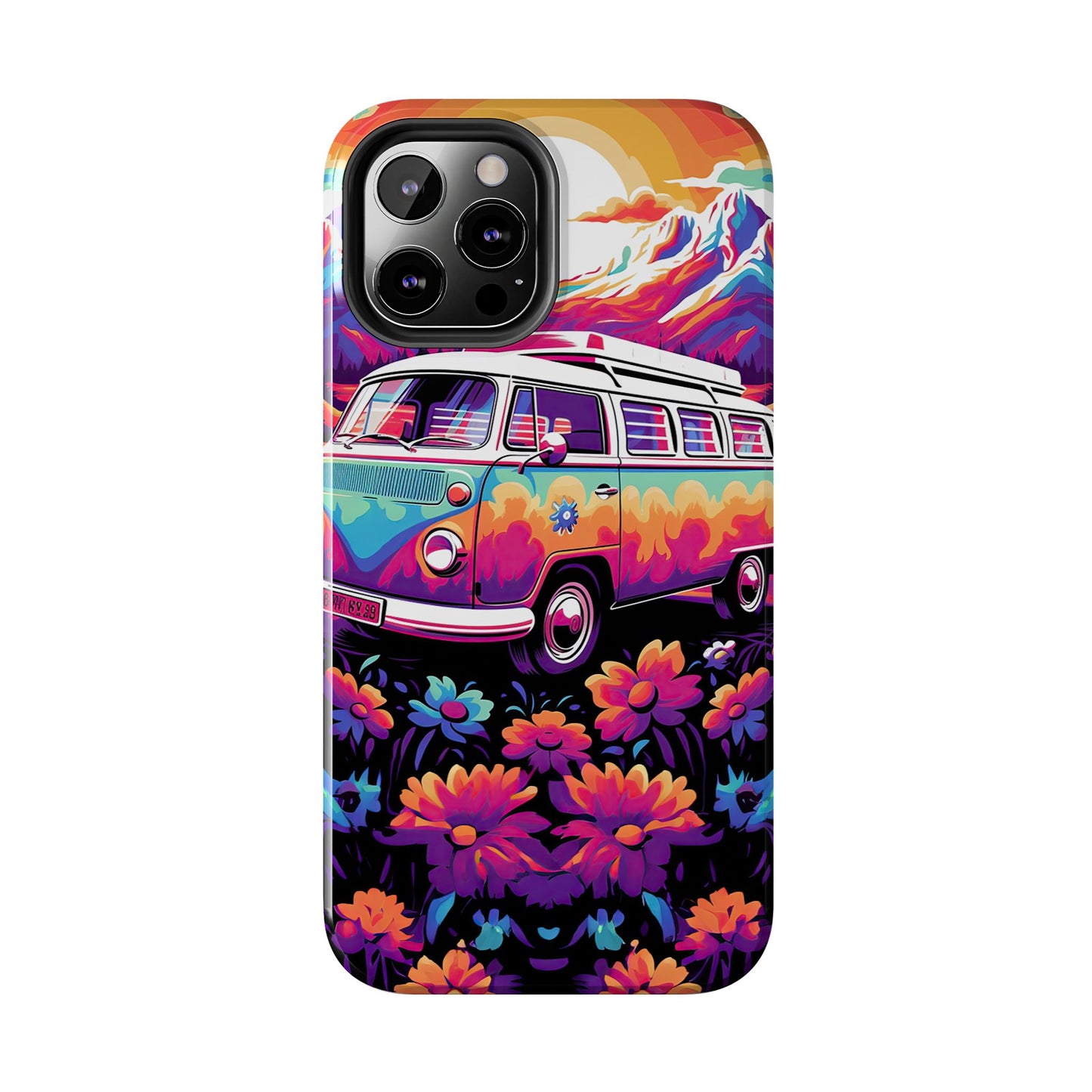 Groovy Floral Sunset Van – iPhone Series Case