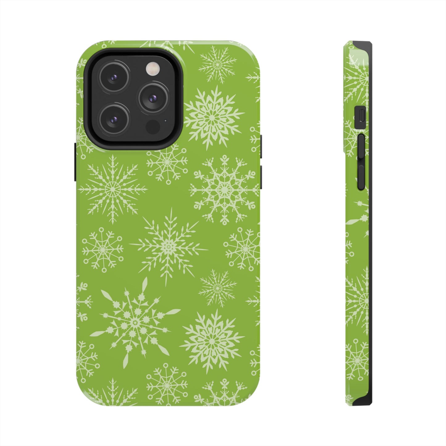 Green Snowflake Pattern – iPhone Series Case