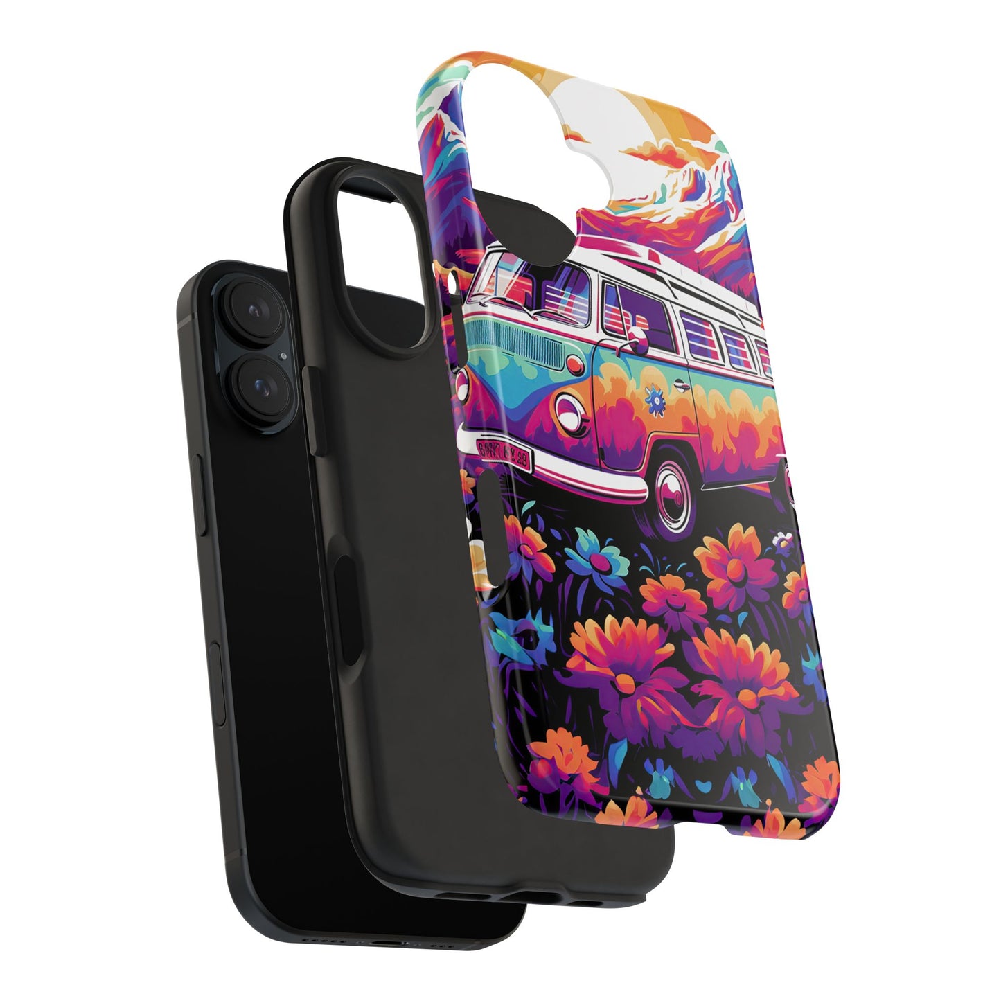Groovy Floral Sunset Van – iPhone Series Case