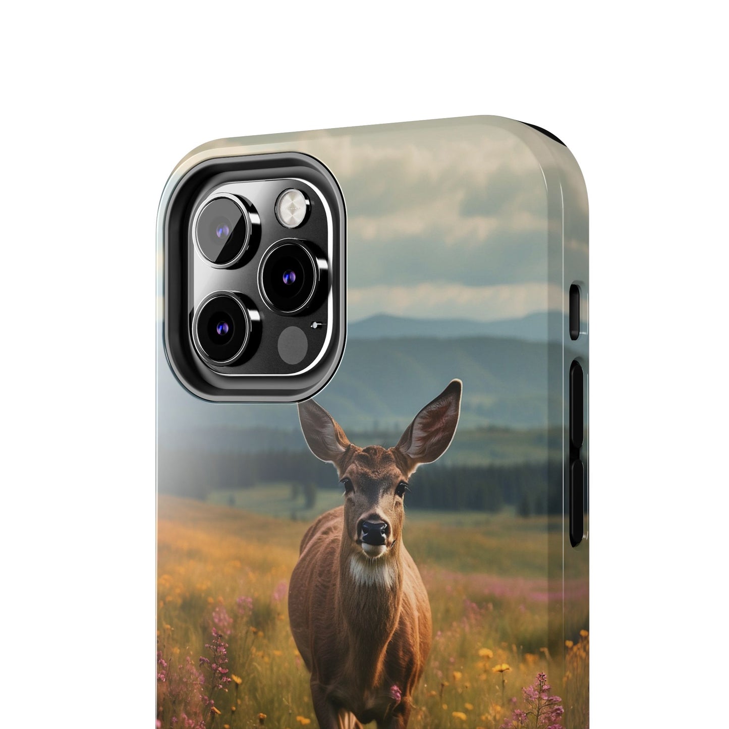 Rustic Meadow Deer – iPhone Case