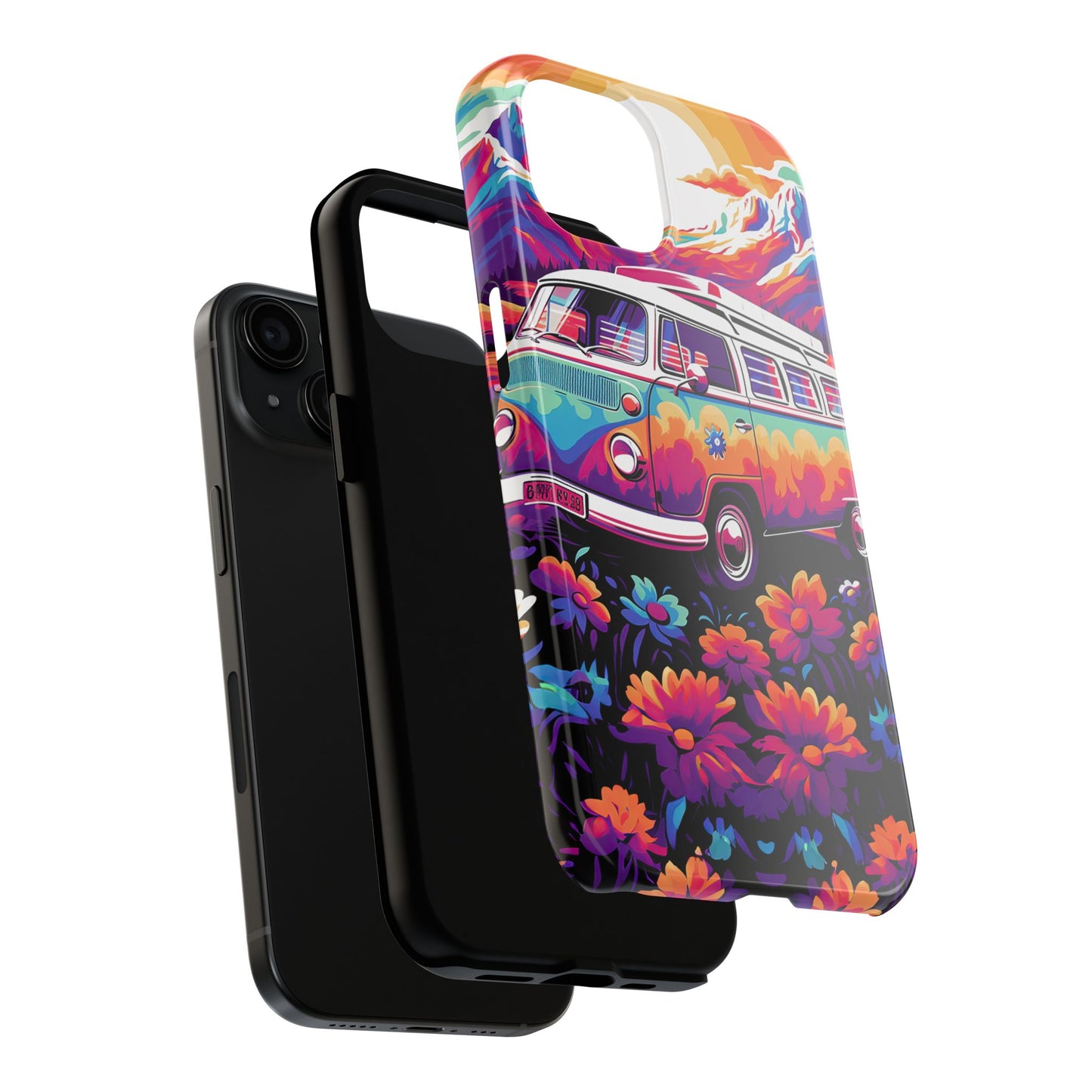 Groovy Floral Sunset Van – iPhone Series Case