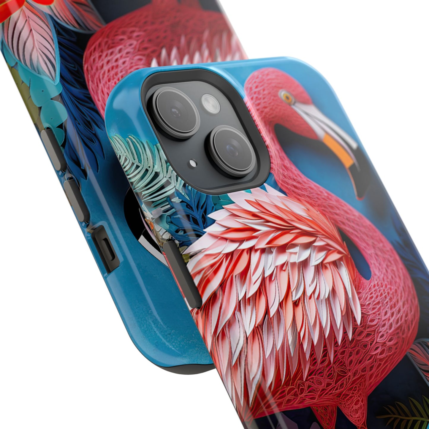 Flamingo Dreams – Bold Tropical MagSafe iPhone Case