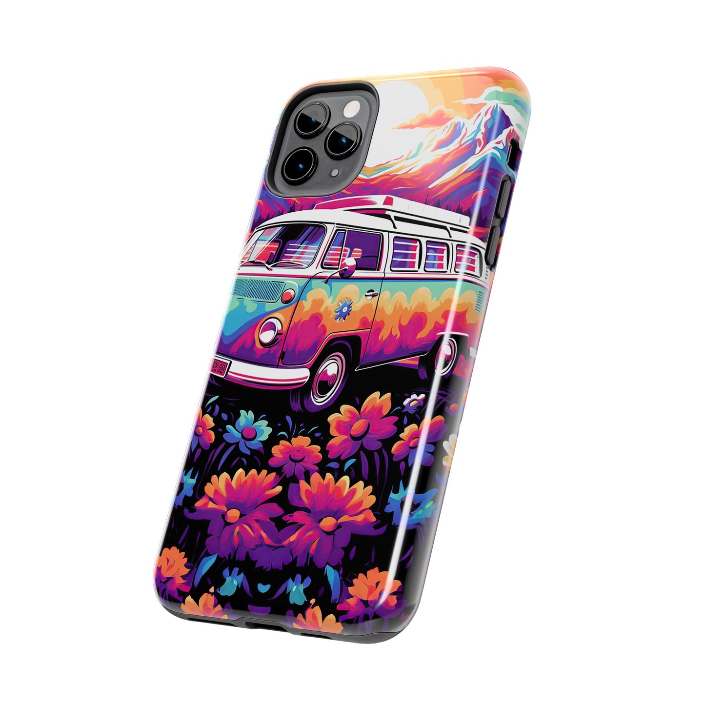Groovy Floral Sunset Van – iPhone Series Case