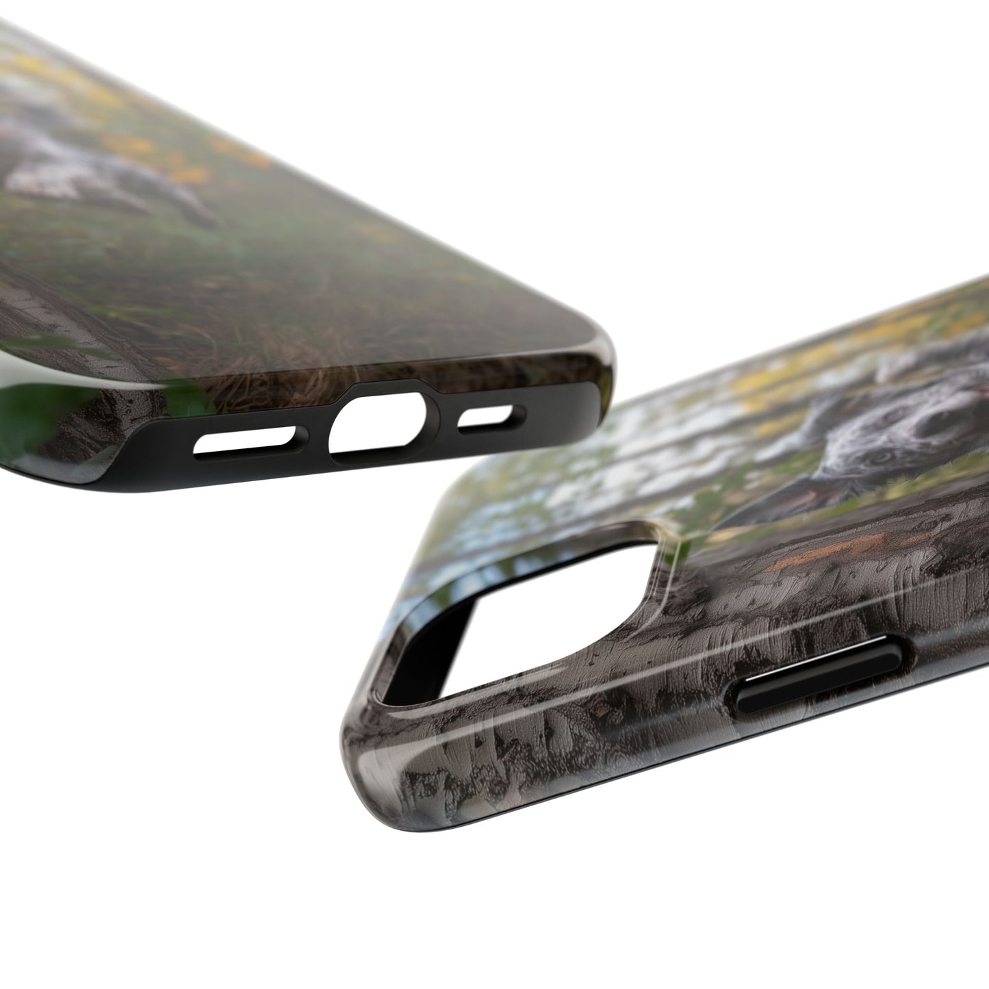 Happy Forest Dog iPhone Case – Nature-Inspired Protective Cover