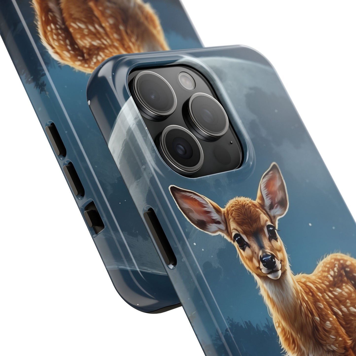 iPhone Case – Enchanted Fawn Under the Moonlit Sky