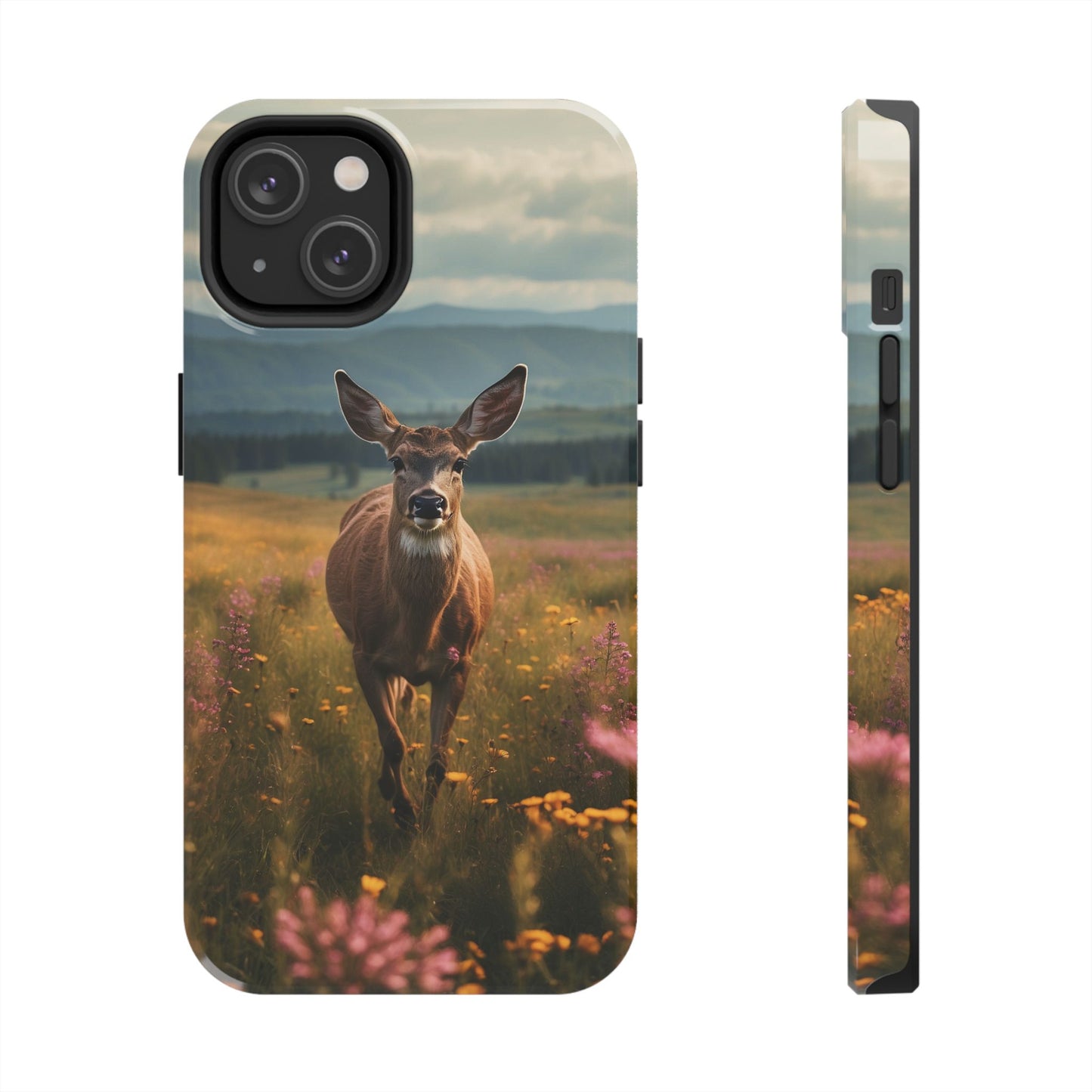 Rustic Meadow Deer – iPhone Case