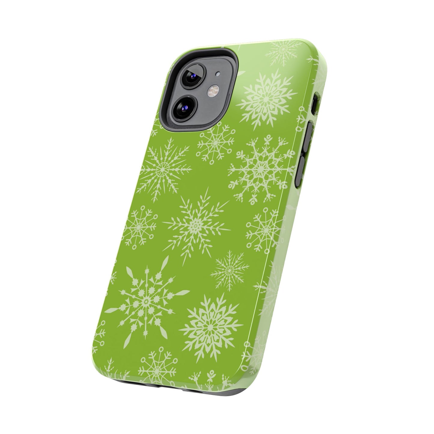 Green Snowflake Pattern – iPhone Series Case