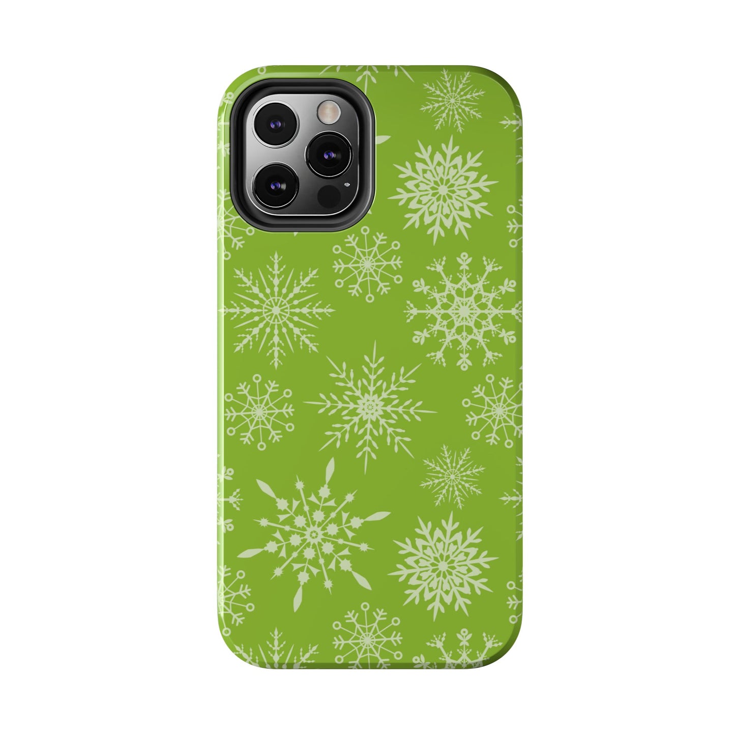 Green Snowflake Pattern – iPhone Series Case