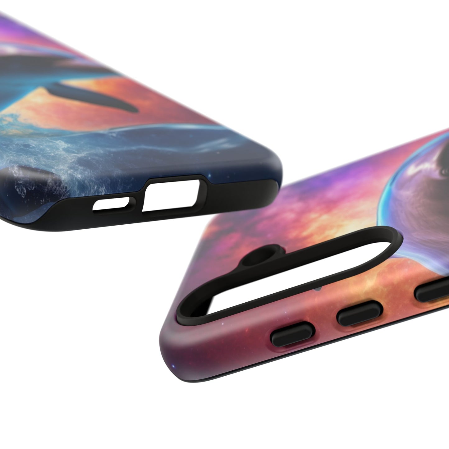 Cosmic Dolphin Galaxy Art - Samsung Galaxy Case