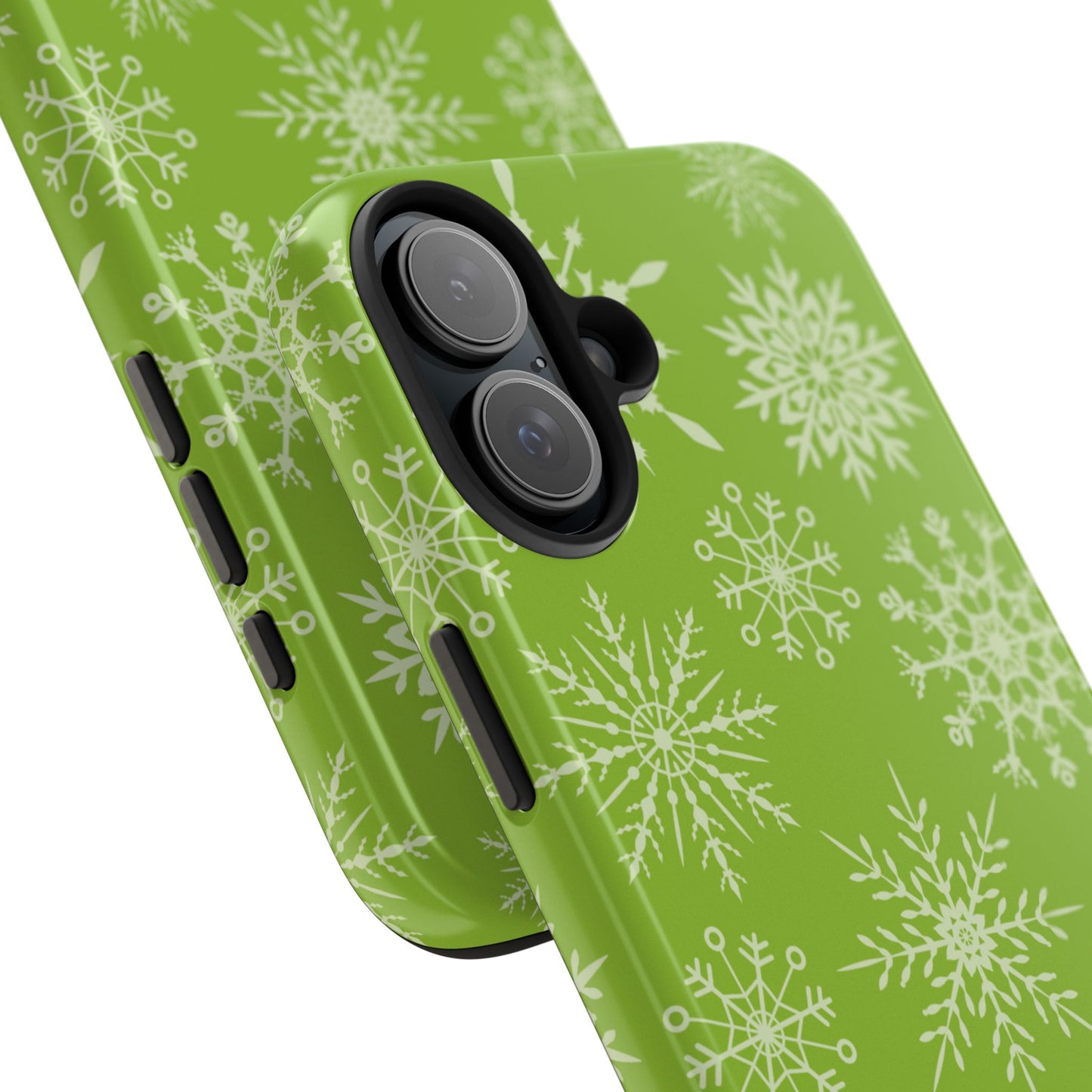 Green Snowflake Pattern – iPhone Series Case